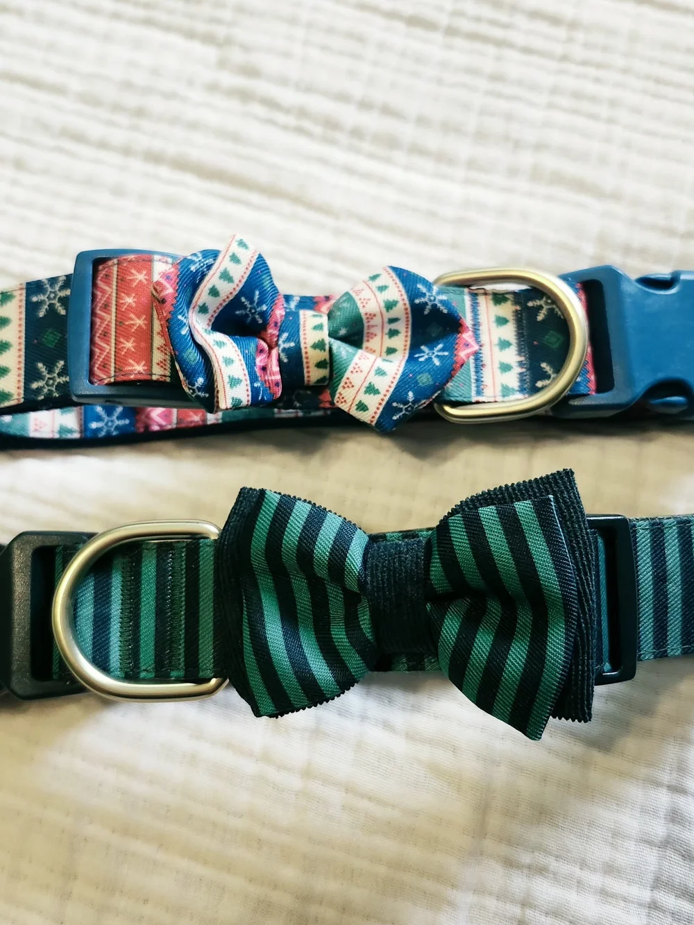 Adjustable Dog Collars with Bow